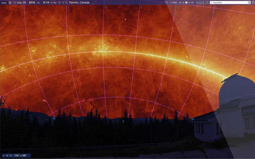Starry Night Middle School Exoplpanet Imaging Simulation Screenshot