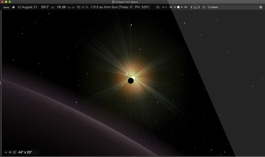 Starry Night Middle School Solar System Screenshot